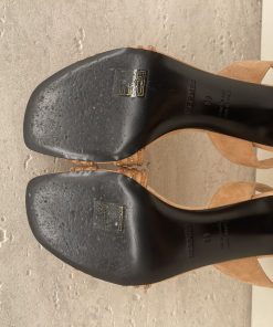 Alternative view of Hermes Eternite 80 Suede Slingback Pink Heel